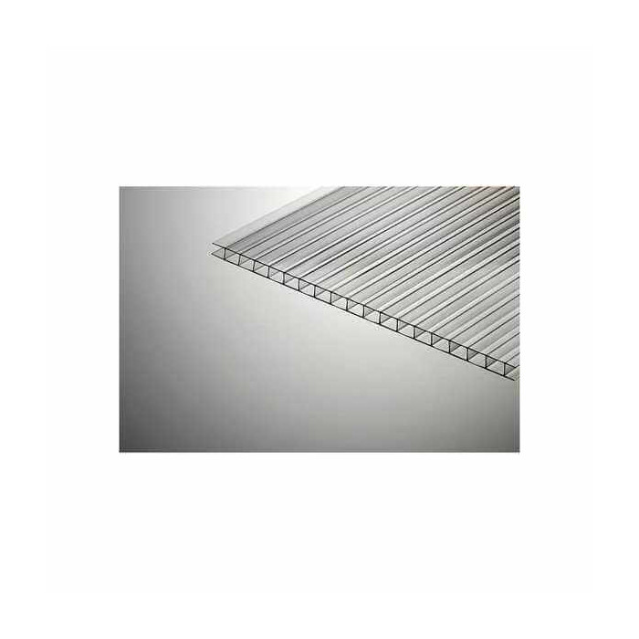 Сотовый поликарбонат 4 мм КОЛИБРИ прозрачный 2100х6000 мм